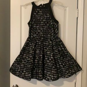 Black cocktail dress